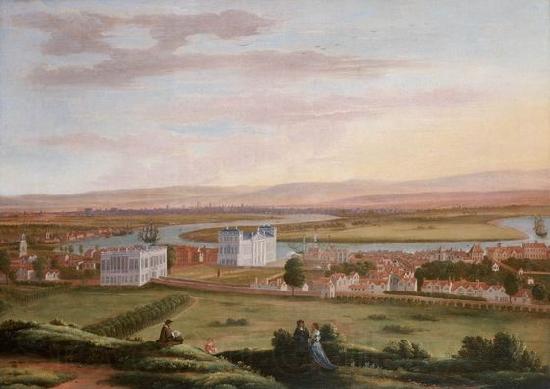 Hendrick Danckerts A View of Greenwich and the Queen s House from the South-East by Hendrick Danckerts